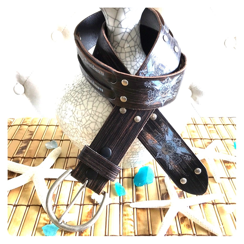 ☠️MUST Harley-Davidson Skull Belt☠️